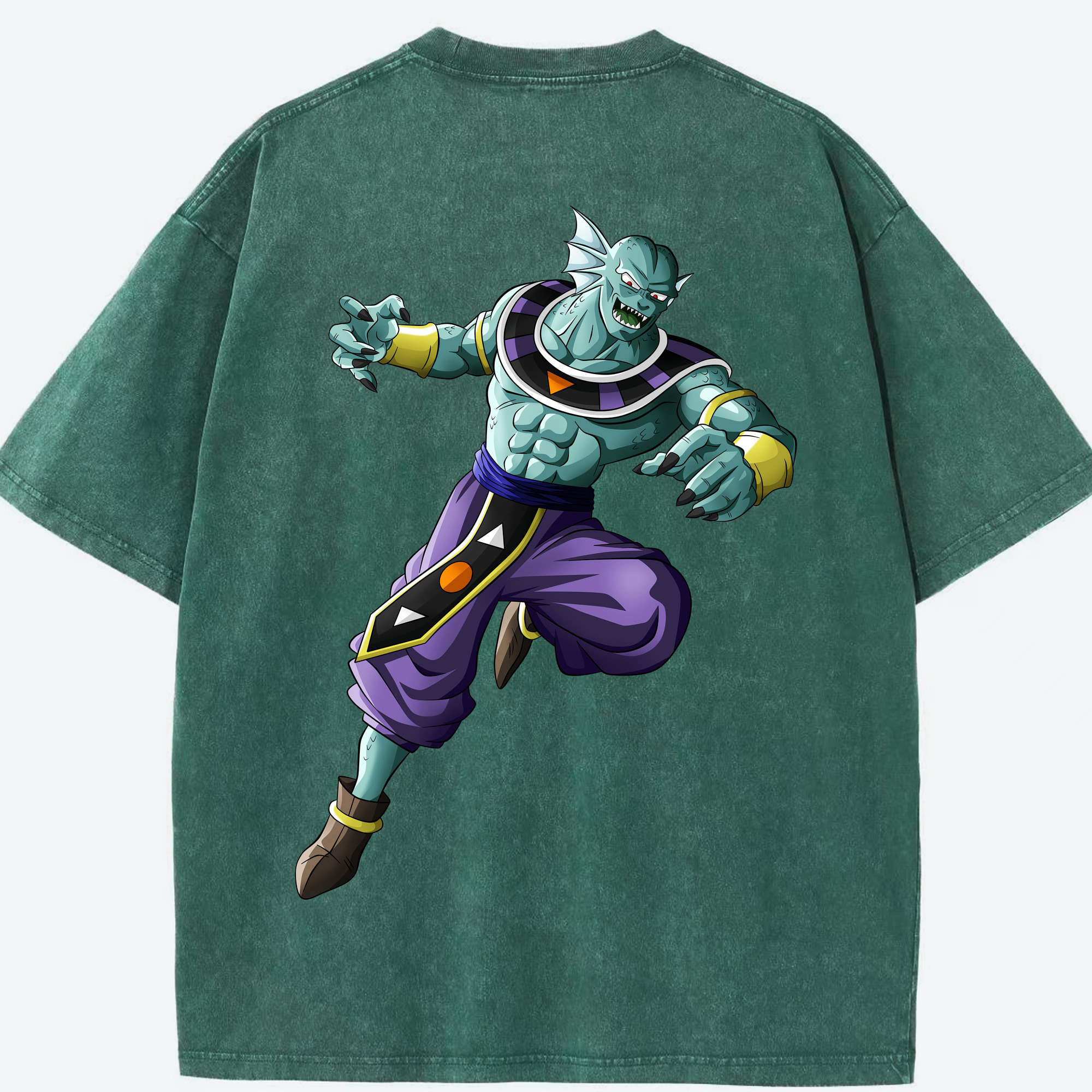（画像用） ドラゴンボール DRAGON BALL 綿100% ヴィンテージ風 半袖Tシャツ（背面プリント）